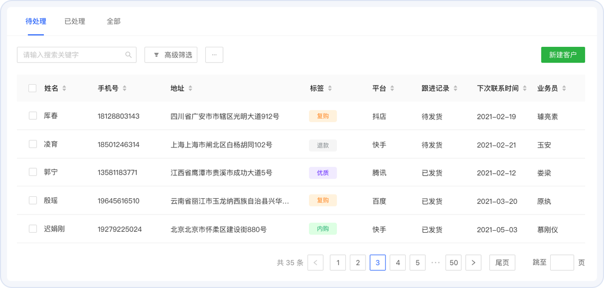 电商万泰客户数据统一管理