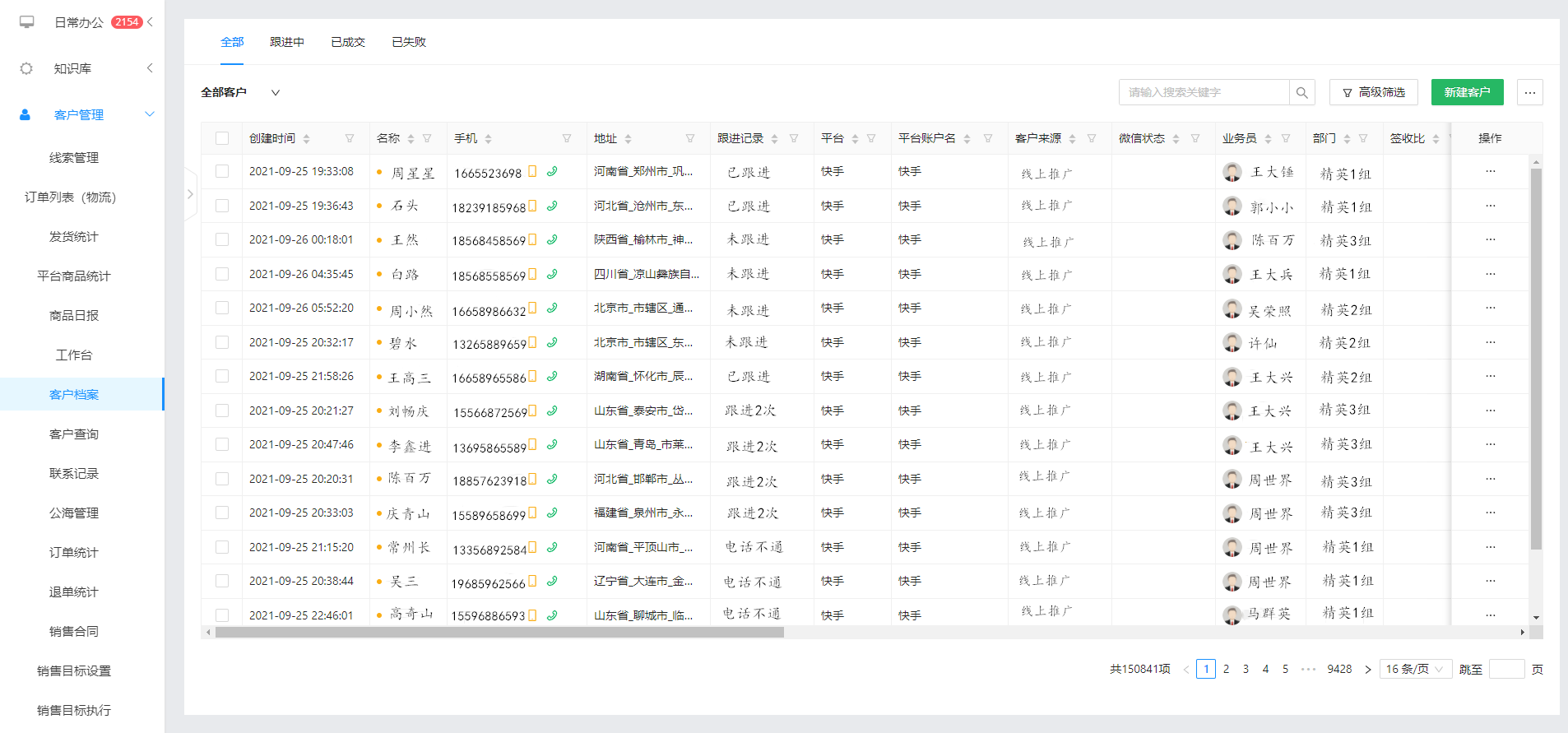极悦注册客户管理